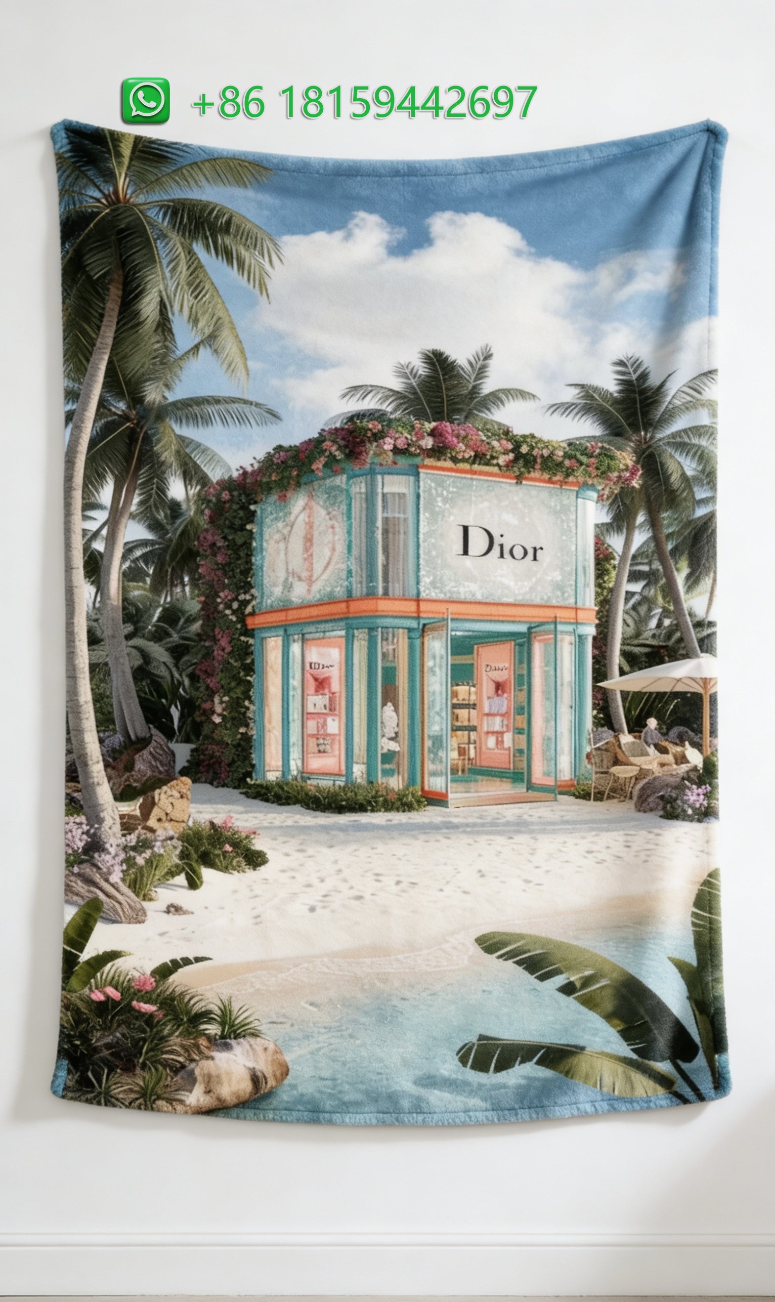 Dior Throw Blankets